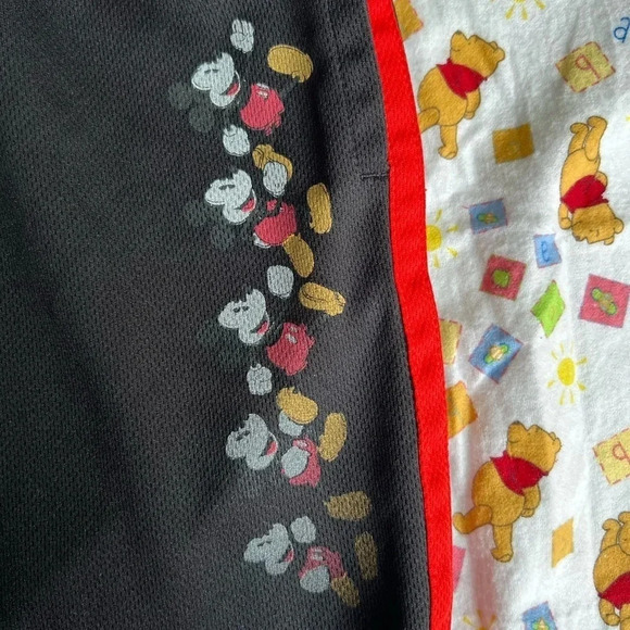 Disney Parks Mickey Mouse Boys Athletic Shorts Black & Red | Size S - Picture 2 of 4